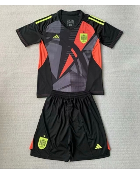 Spagna Portiere Maglia Gara Trasferta Repliche Europei 2024 Bambino Spagna Portiere Maglia Gara Trasferta Repliche Europei 2024 Bambino